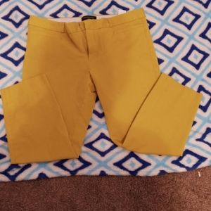 Banana Republic "Sloan" women's pants size 12 mustard yellow